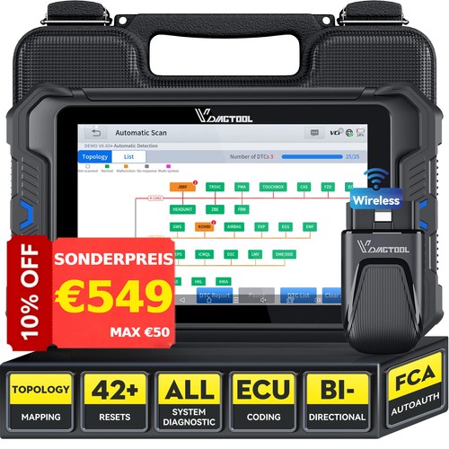 Vdiagtool vd80bt kfz obd2 - vd80bt,