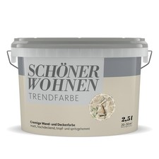SCHÖNER WOHNEN Trendfarbe Wandfarbe Deckenfarbe finca 2,5 l