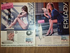 2 x ORIGINAL REKLAME WERBUNG   1988  EPILADY Die neue Methode der Haarentfernung