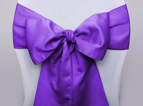 Satin stuhlschleife - satin,