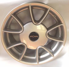 1x Original Ronal Alufelge 5-Loch 7Jx15 ET37 silber KBA: 43421 Seat 100LK