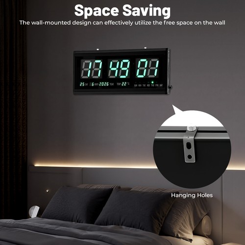 Moderne digitale wand uhr - moderne, mit