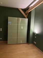 Ikea Pax Kleiderschrank Schiebetüren, 150x200cm, grün 