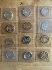 Sammlung BRD , 5 DM PP , in Noppenfoldern , 12 Stück