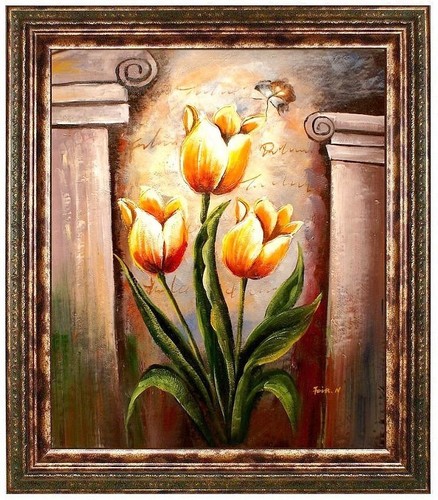 ölbild blumenbild ölgemälde - Ölbild,