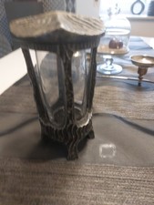 Grableuchte Bronze Messing ca 17 cm