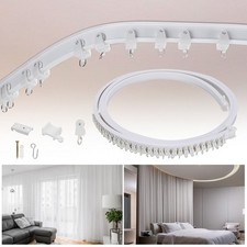 Gardinenschiene Flexibel Biegbar Gardinenstange Vorhangschiene 3/5 Meter Decken