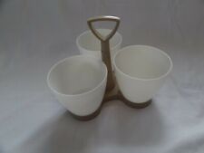 Serviertablett Tupper Ware Halter 3 Becher ohne Deckel Becherhalter Servieren