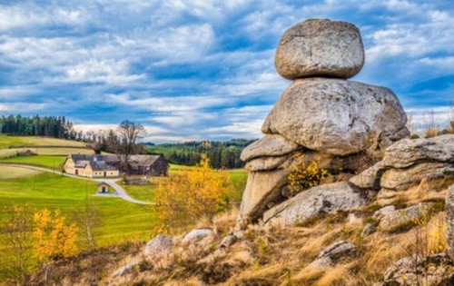 Wandbild panoramablick auf - wandbild:,