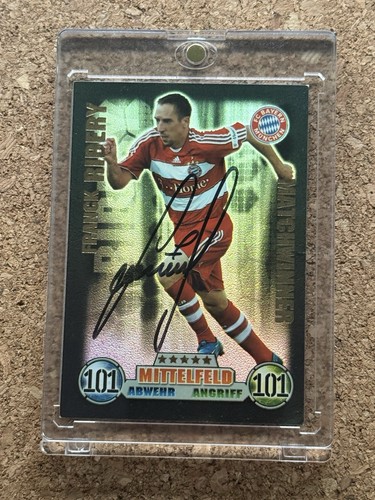 Franck ribery signed - ribery, topps