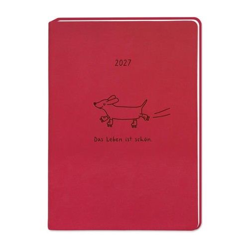 Terminplaner lederlook 2027 - terminplaner,