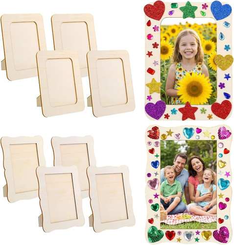 8er pack holzbilderrahmen zum - holzbilderrahmen,