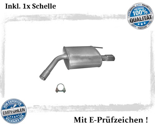Endschalldämpfer rechts für - rechts,