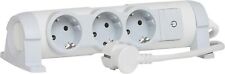 Legrand 3-Fach Drehbare Steckdosenleiste Mehrfachsteckdose mit Schalter