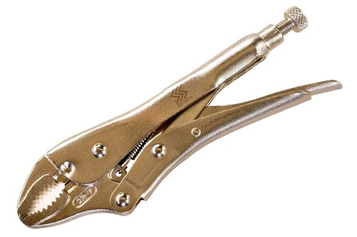 Gripzange gebogene backen - 7",