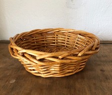 Geschenke-Korb groß rund natura mittel aus Rattan Sideboard-Deko unbenutzt