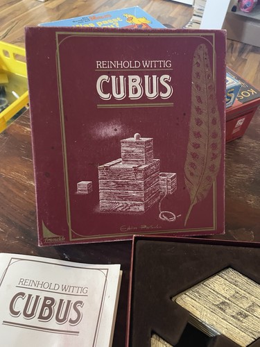 Cubus brettspiel 1987 reinhold - cubus,