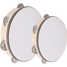 Kindertrommeln Holz Tamburin Percussion Musikspielzeug Kinderhandtrommel