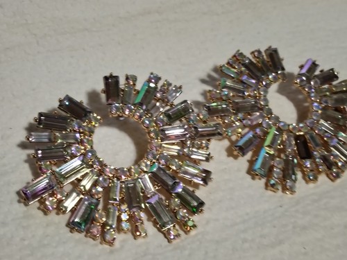 Ohrstecker xxl goldfarben - ,