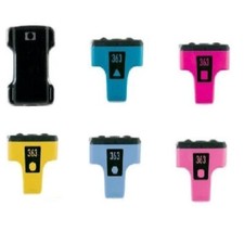 6x Patronen für HP Photosmart C5180 C6180 C6280 C7280 D7180 D7260 ersetzt 363