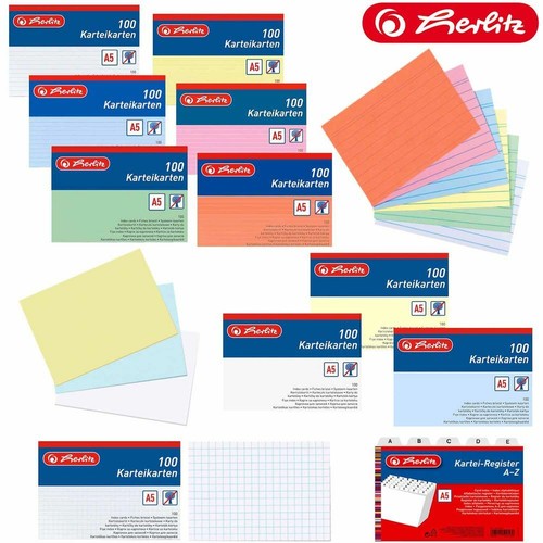 Herlitz karteikarte - herlitz, a5