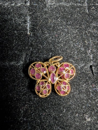 18k gold natürlicher rubin - 18k,