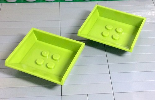 Lego kippmulde 3x4 lime - -,