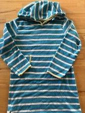 strandkleid frottee Bademantel 122 Tchibo Handtuchkleid w Neu Gestreift Kapuze