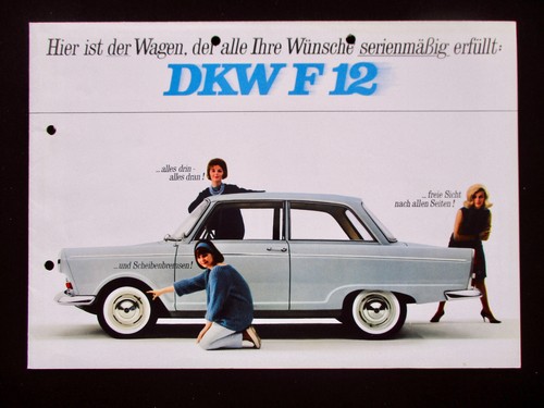 Prospekt brochure dkw f12 - dkw,