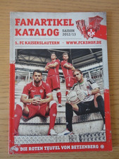 1.FC Kaiserslautern Fanartikel Fan Katalog 2012 / 2013 Sammler
