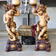 Paar Leuchter Engel im