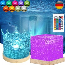 Nordlicht LED Lampe 16 RGB Farbwechsel Wasserwellen Lampe Projektor Nachtlicht