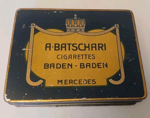 Alte blechdose batschari - alte,