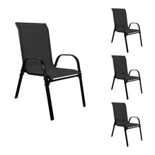 4 Stück XL Stapelstuhl