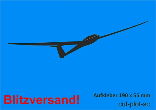 Segelflieger aufkleber sticker - aufkleber,