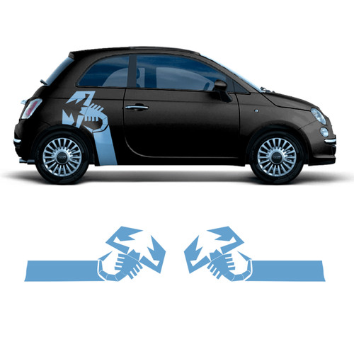 Aufkleber seite scorpion fiat - aufkleber,