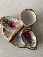 altes Eierbecher Tablett Menage für liegende Eier - (Ta4)