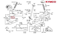 NEW OEM KYMCO Vordere rechte