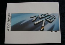 Volvo 740 / 760 Kombi-Limousine Prospekt 1988, 36 Seiten