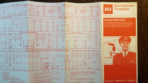 Bea international timetable - bea,