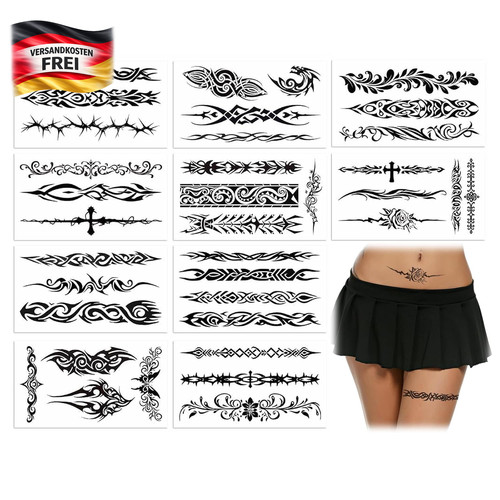 Temporäre tribal tattoos set - temporäre,