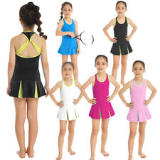 DE Mädchen Kleid Unterseite Anzug Golf Set Volleyball Top+Athletic Shorts Tennis