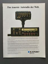 Blaupunkt Berlin 8000 Autoradio Arimat Oldtimer Original 1980 Vintage Ad Werbung