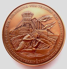 Bergbau Bronze Medaille 1994 Traditionsverein - Bergschule Lutherstadt Eisleben