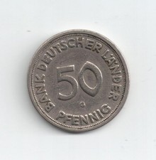 BRD 50 Pfennig 1950 G - BDL -