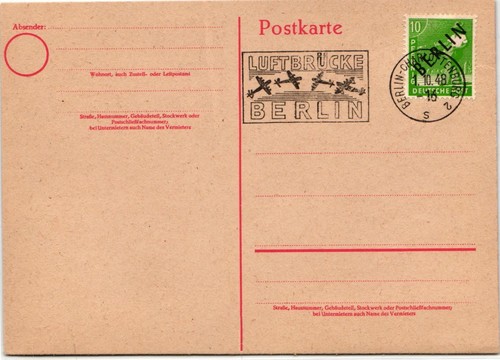 Berlin auf postkarte - berlin,