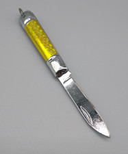 Taschenmesser/Klappmesser Metallgriff handgefertigt Vintage