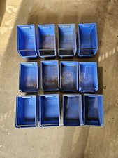 12 Stück Schäfer Lager-Fix DBGM Kästen Größe 321 und  III blau stappelbar