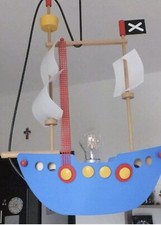 kinderlampe Deckenlampe Piratenschiff Kinderzimmer Hängeleuchte