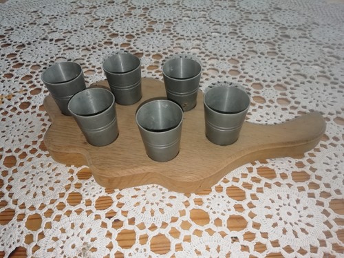 Serviertablett aus holz mit - aus,